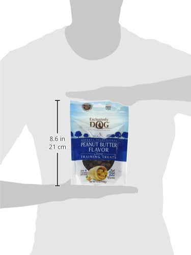 Exclusively Dog Chewy Training Treats Bacon Apple Flavor Grain Free Gluten Free 6 oz.