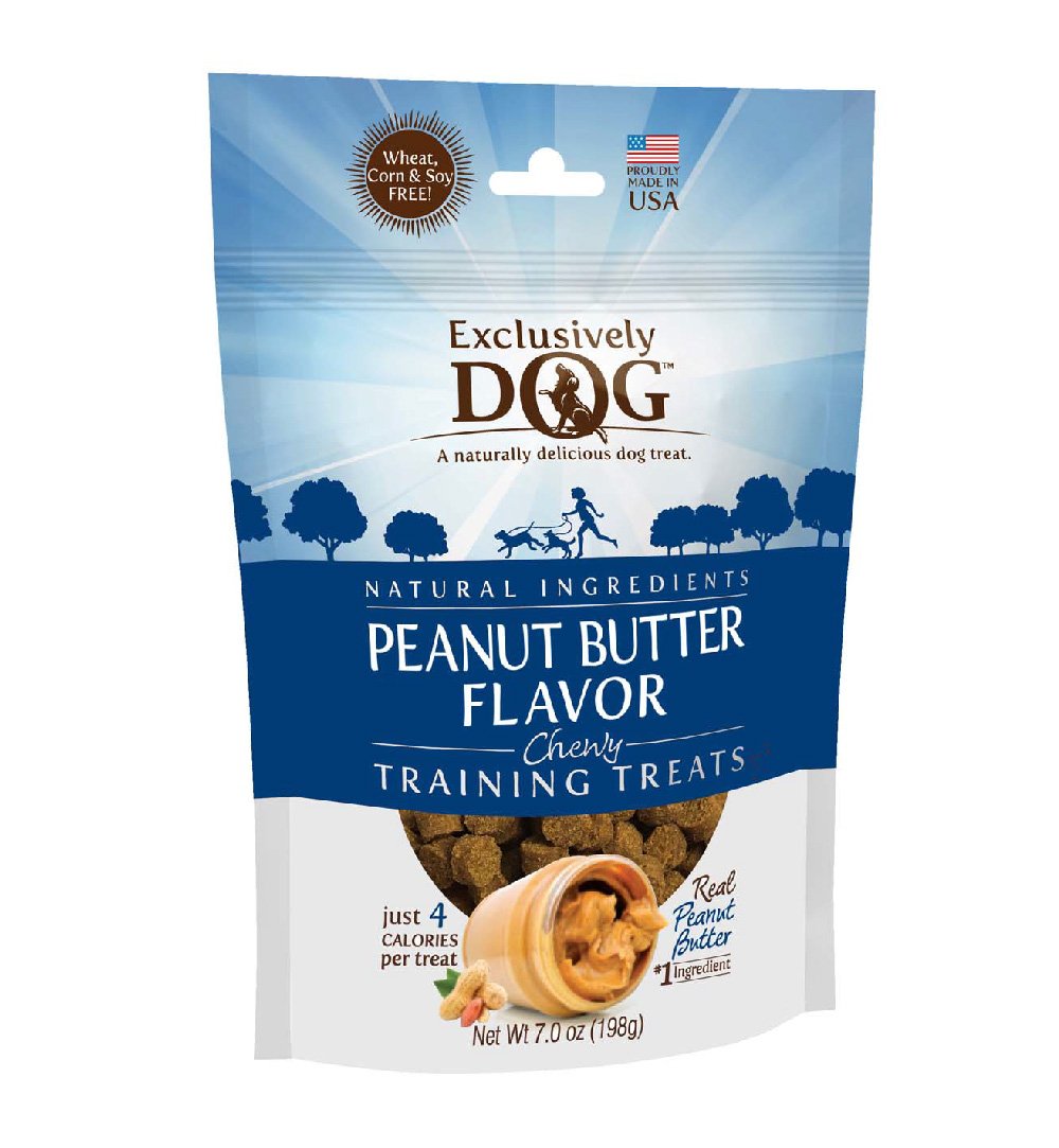 Exclusively Dog Chewy Training Treats Bacon Apple Flavor Grain Free Gluten Free 6 oz.