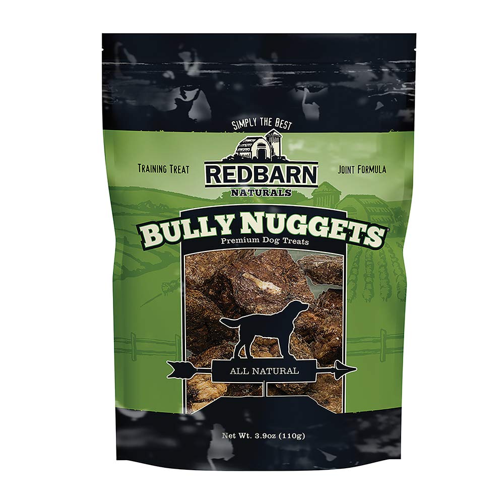 Redbarn Bully Nuggets Dog Treat All-Natural, Highly Palatable Treats with Functional Ingredients Beef Lung Nutritious Training Treat