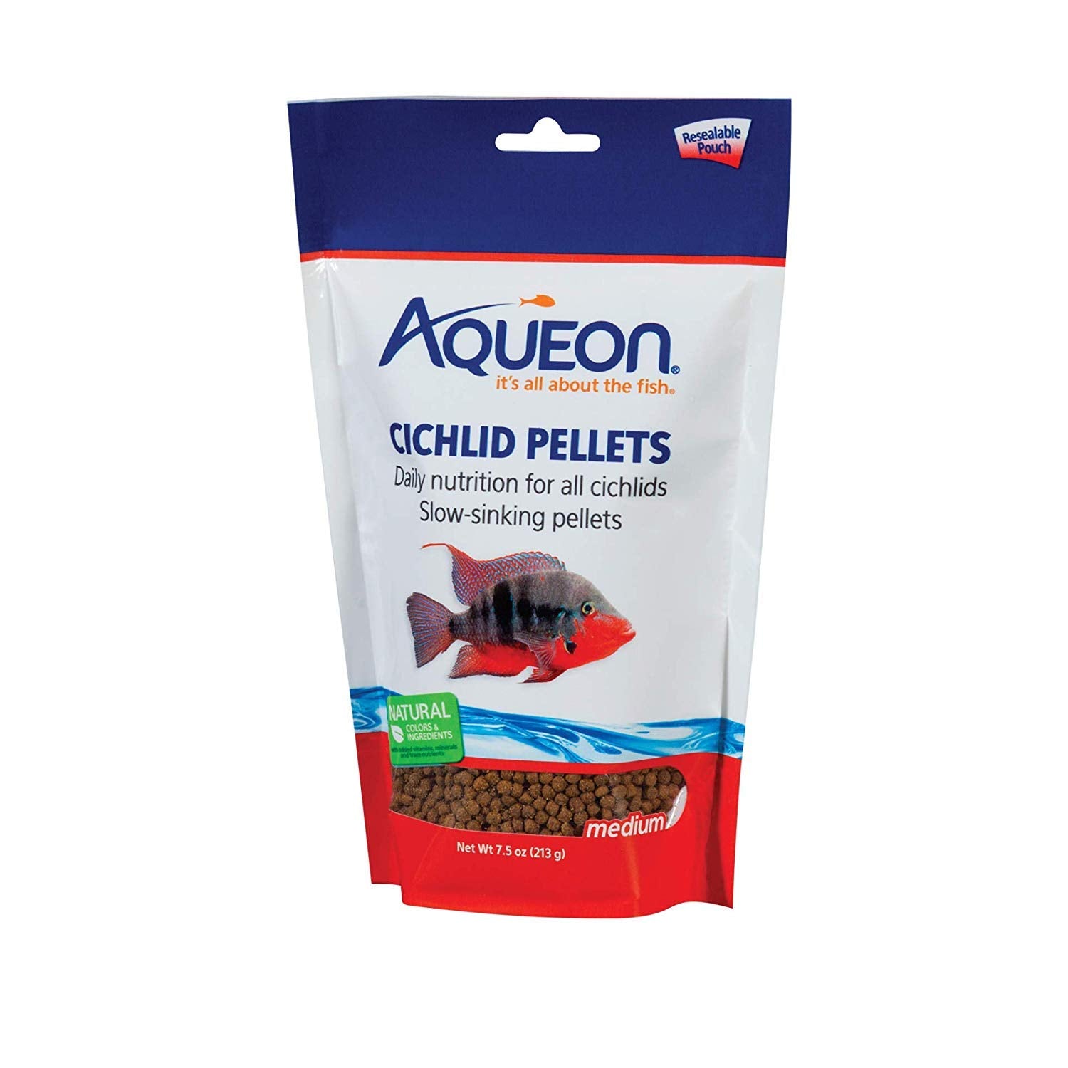 Aqueon Cichlid Medium Pellets Size: 7.5 Ounce