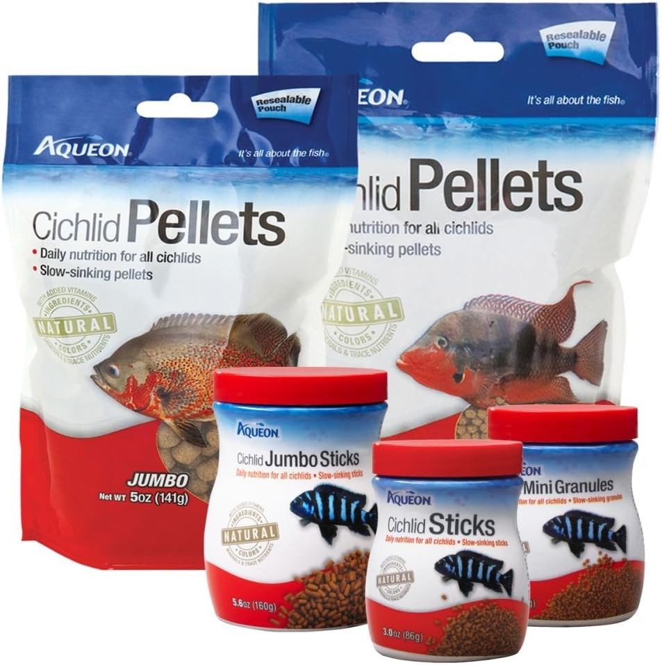 Aqueon Cichlid Medium Pellets Size: 7.5 Ounce