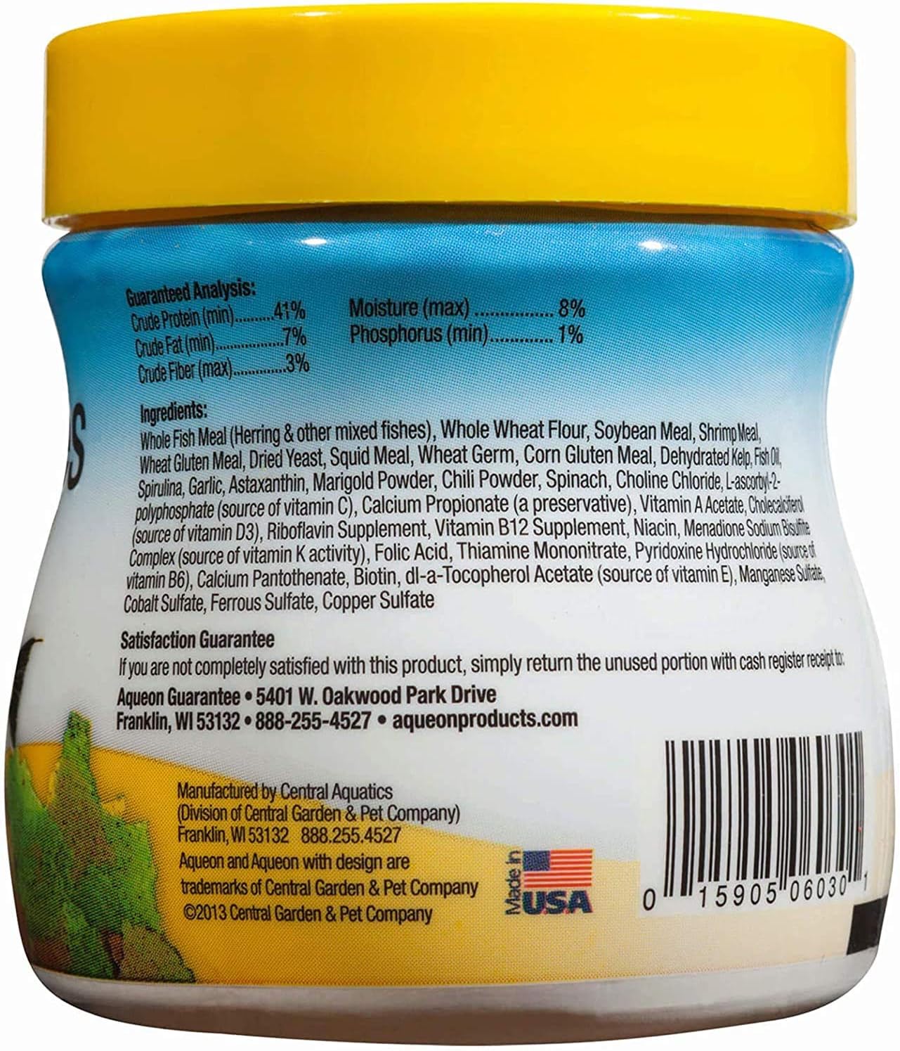 Aqueon Tropical Flakes Fish Food, 0.45 Ounce Each