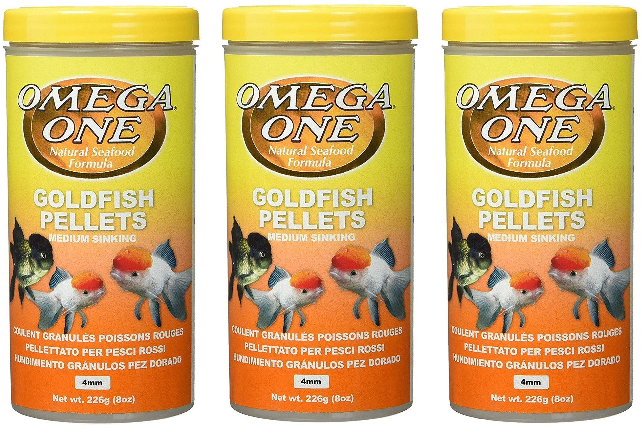 Omega One Goldfish Medium Pellets, 8 Ounces Each