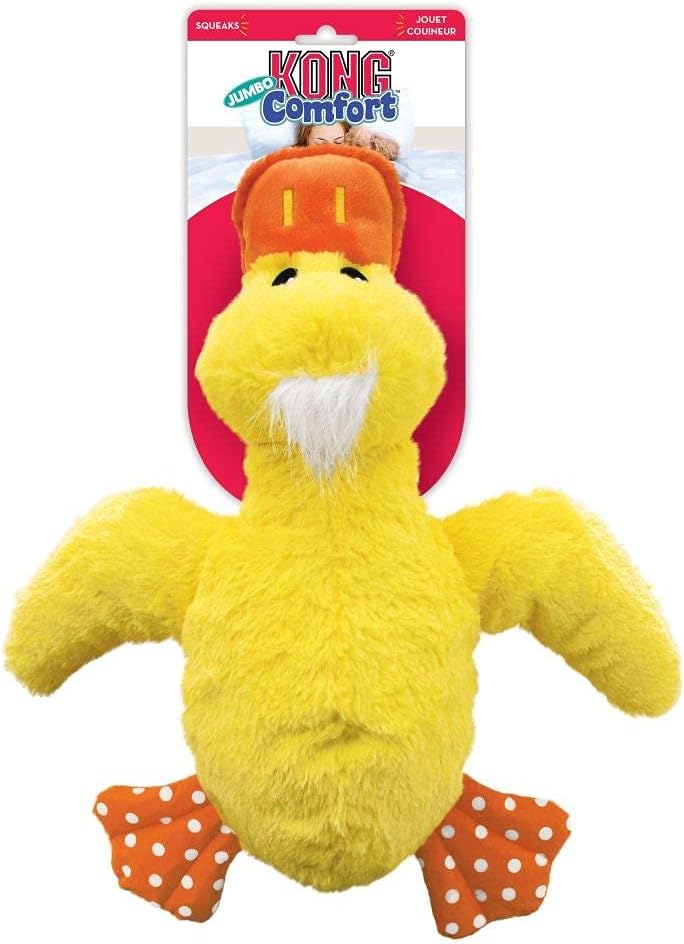 KONG Company 38748523: Comfort Duck Jumbo Dog Toy, XL, for All Breed Sizes