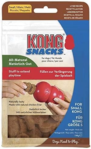 KONG - Snacks - All Natural Dog Treats - Liver Biscuits - Small (Best Used Classic Rubber Toys)