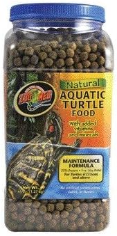 Zoo Med Natural Aquatic Turtle Food Maintenance Formula 45 Oz