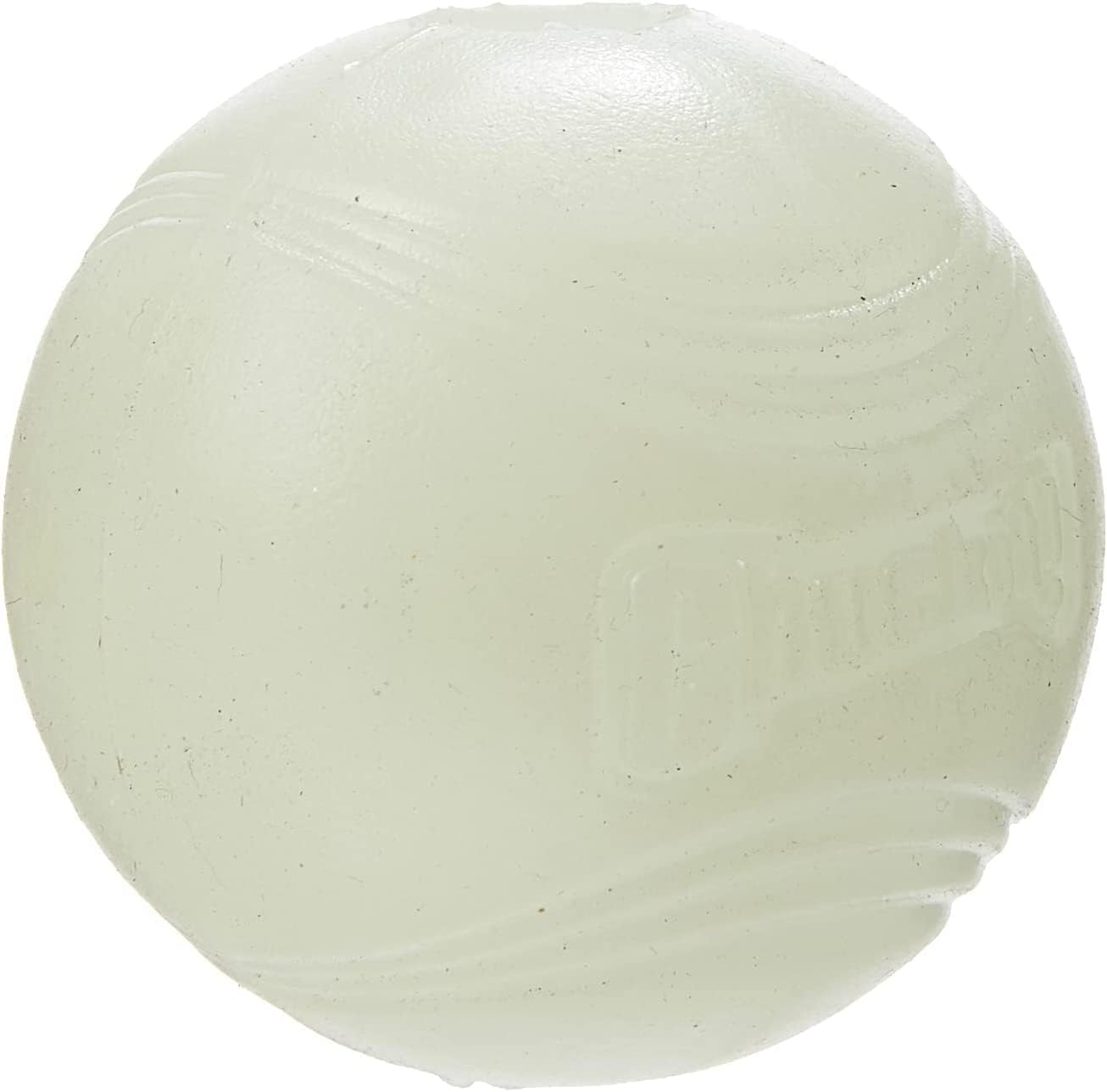 Chuckit! Small Glow White Max Glow Ball Dog Toy7