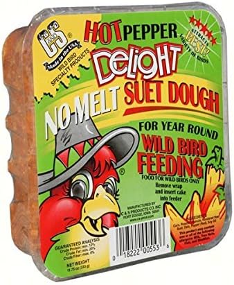 C&S Hot Pepper Delight Suet Dough 11.75 Oz