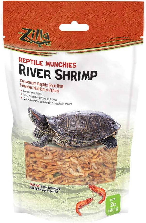 Zilla Reptile Munchies River Shrimp 2 Ounces -