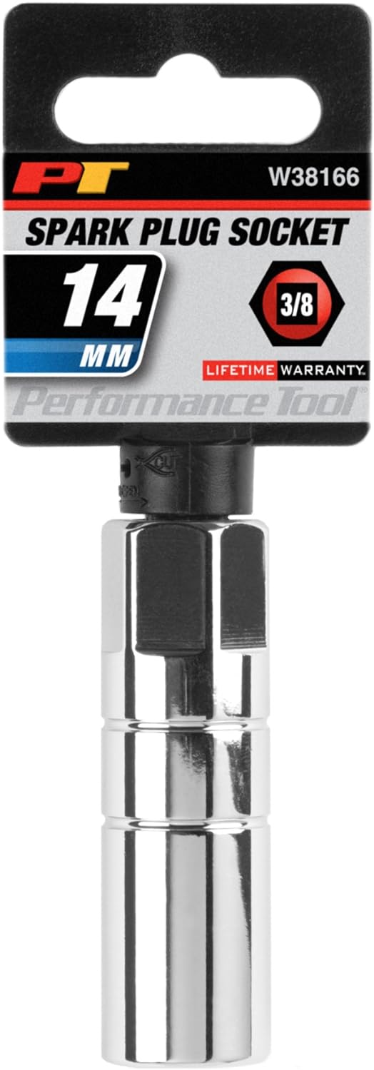 Performance Tool W38166 3/8-Inch Drive 14mm Spark Plug Socket