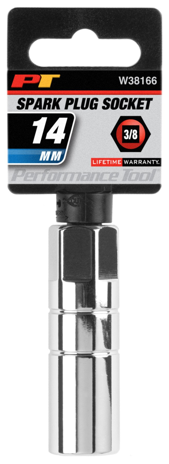 Performance Tool W38166 3/8-Inch Drive 14mm Spark Plug Socket