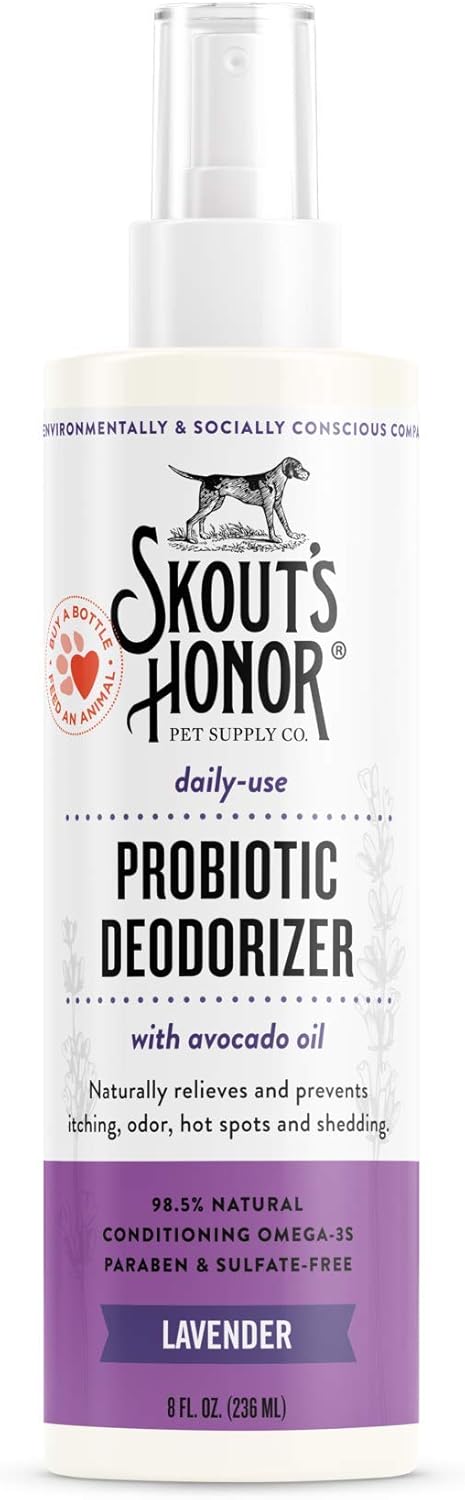 SKOUT'S HONOR Probiotic Daily Use Deodorizer Lavender for Dogs 8 fl. oz.