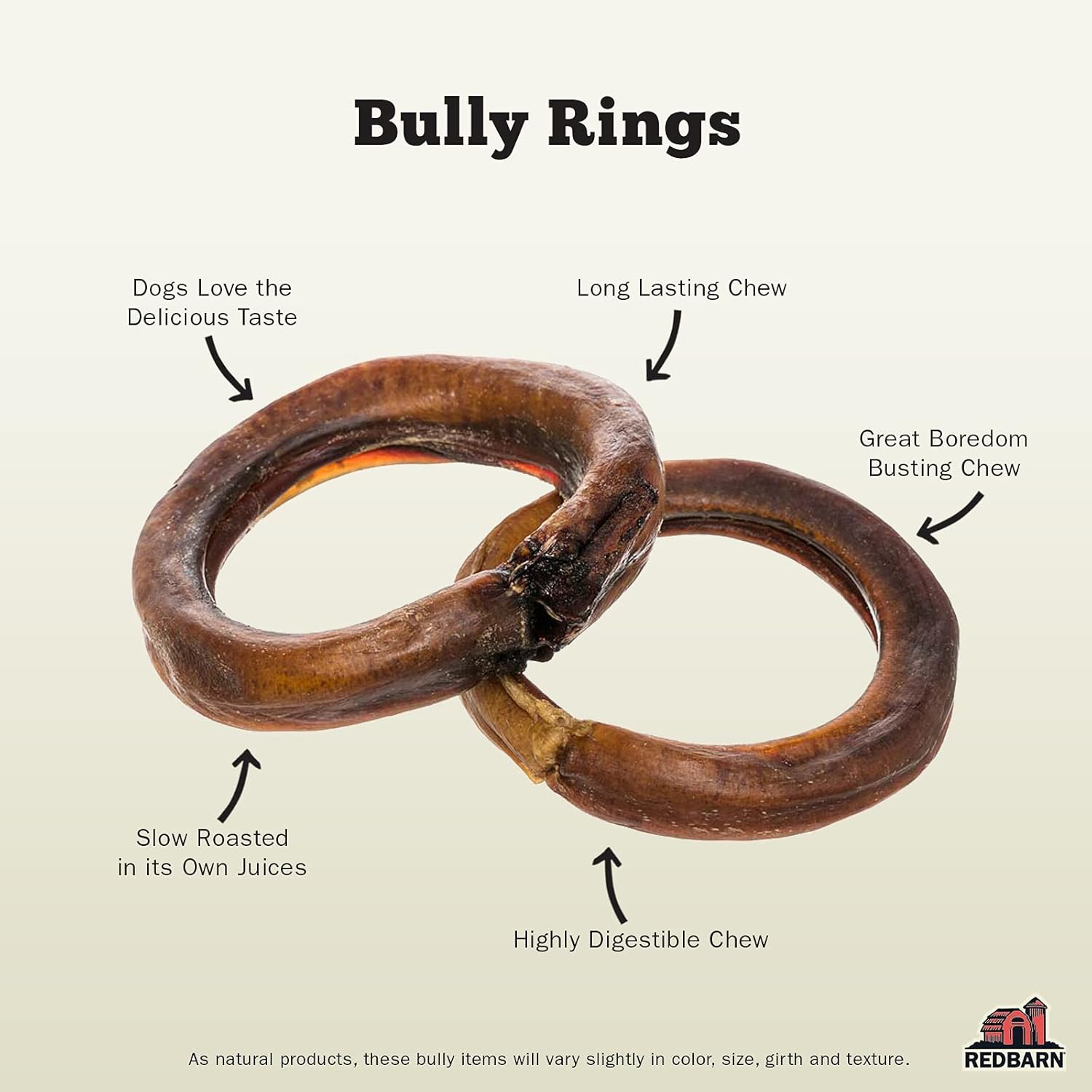 Redbarn Pet Products Bully Rings 3pk