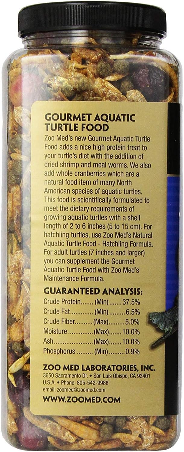 Zoo Med Gourmet Aquatic Turtle Food 12 oz