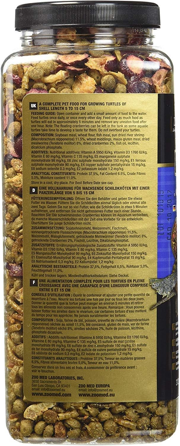 Zoo Med Gourmet Aquatic Turtle Food 12 oz