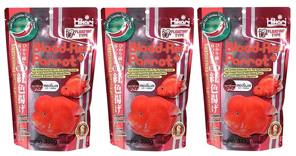 Hikari Blood Red Parrot+ Fish Food with Hikari-Germ 11.7 Oz