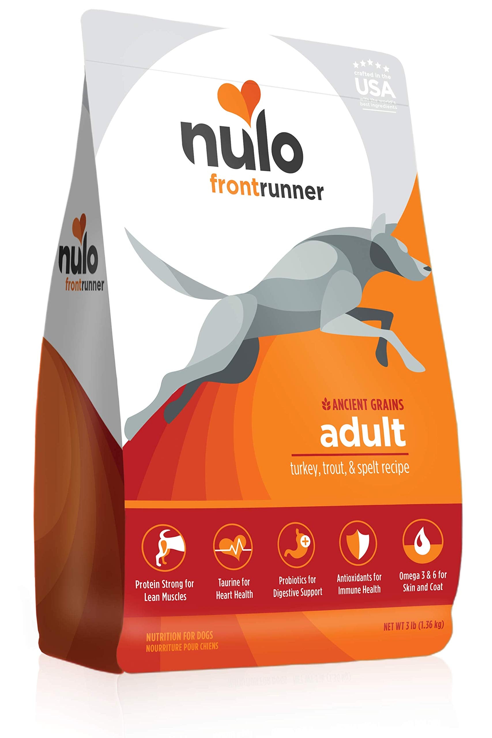 Nulo Dry Dog Food with Turkey, Trout, & Spelt 3 lb