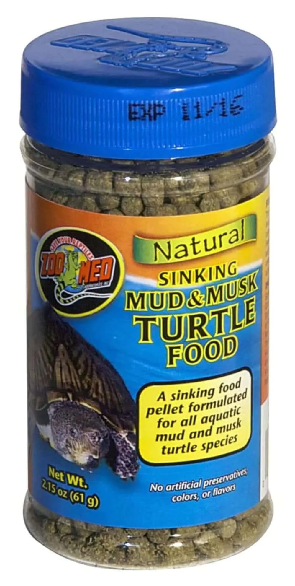 Zoo Med ZM-66 Sinking Mud & Musk Turtle Food 2.15oz
