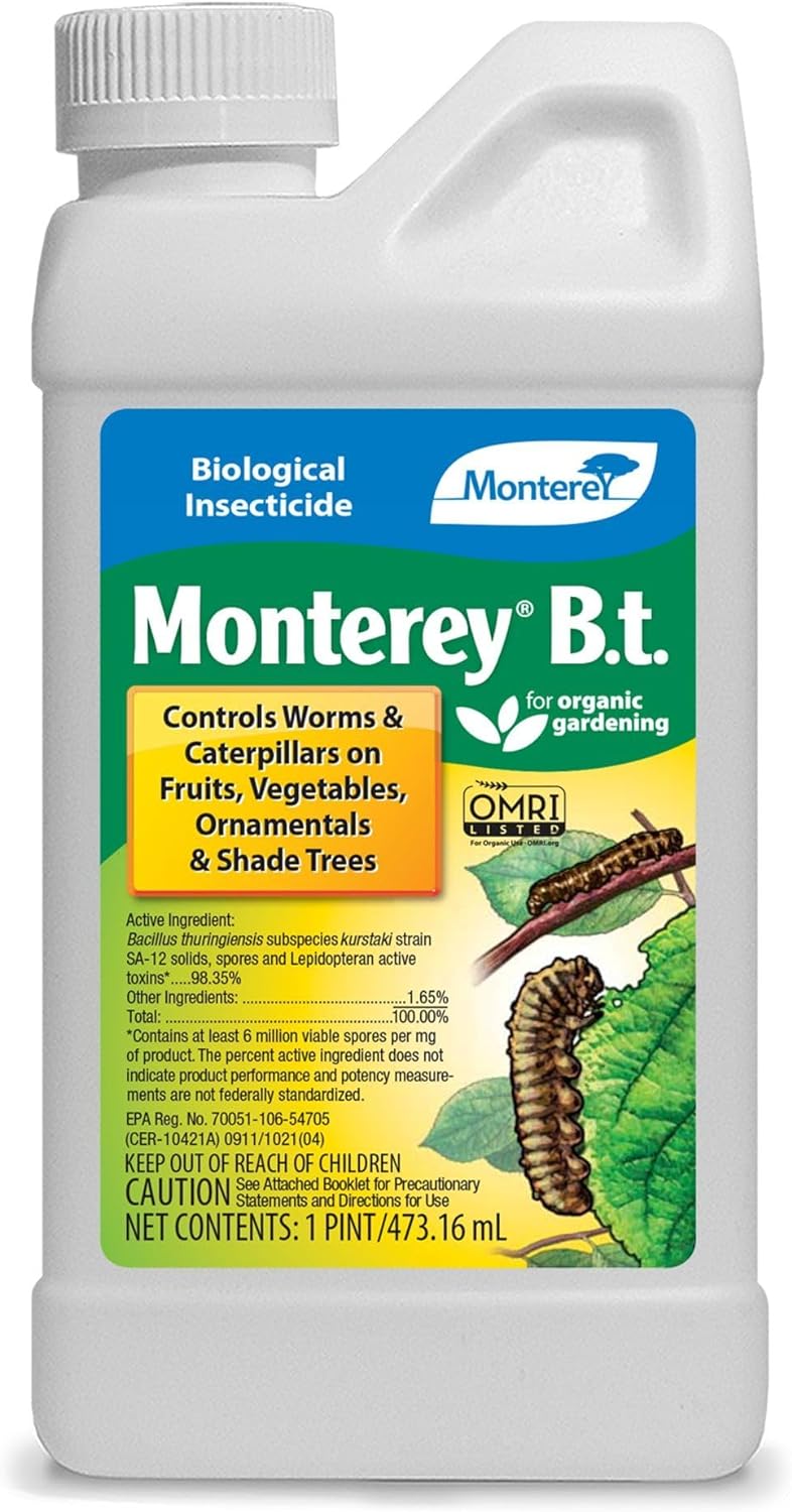 Monterey P-Monterey B.t. Concentrate For Insects, 16 Ounce