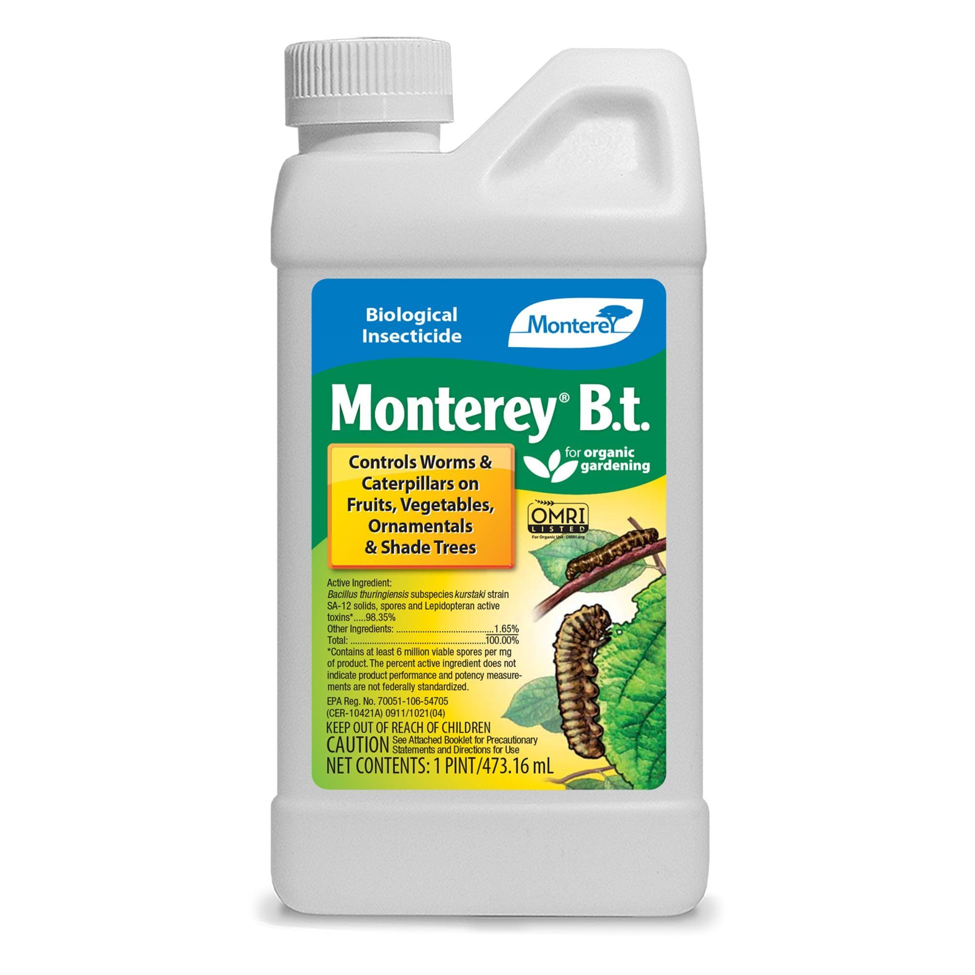 Monterey P-Monterey B.t. Concentrate For Insects, 16 Ounce