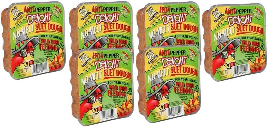 C&S Hot Pepper Delight Suet Dough 11.75 Oz