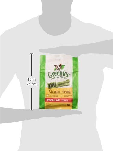 Greenies Grain Free Regular Dog Dental Treats Original 12 oz, 12 ct,