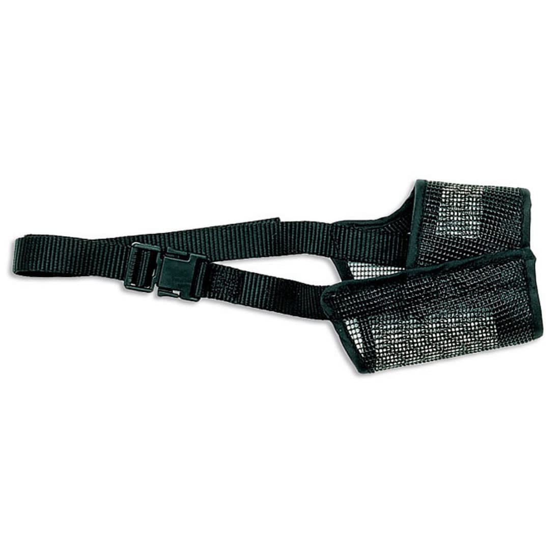 Coastal Pet Best Fit Adjustable Mesh Dog Muzzle Black, 9.5