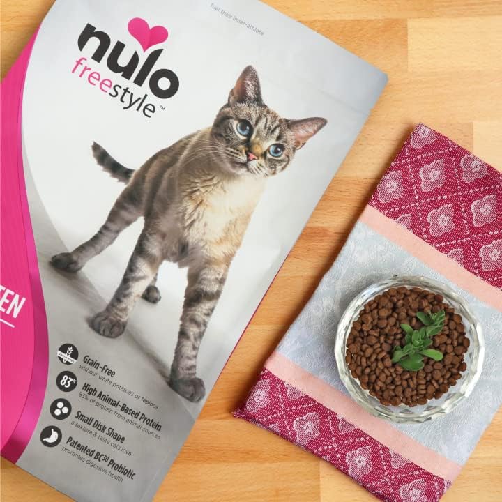 Nulo Adult & Kitten Grain Free Dry Cat Food With Bc30 Probiotic (Chicken, 5Lb Bag)