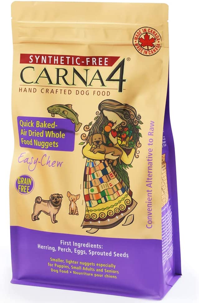 CARNA4 Easy-chew Fish Formula Sprouted Seeds Dog Food 2.2LB 2.2 Pound (Pack of 1)