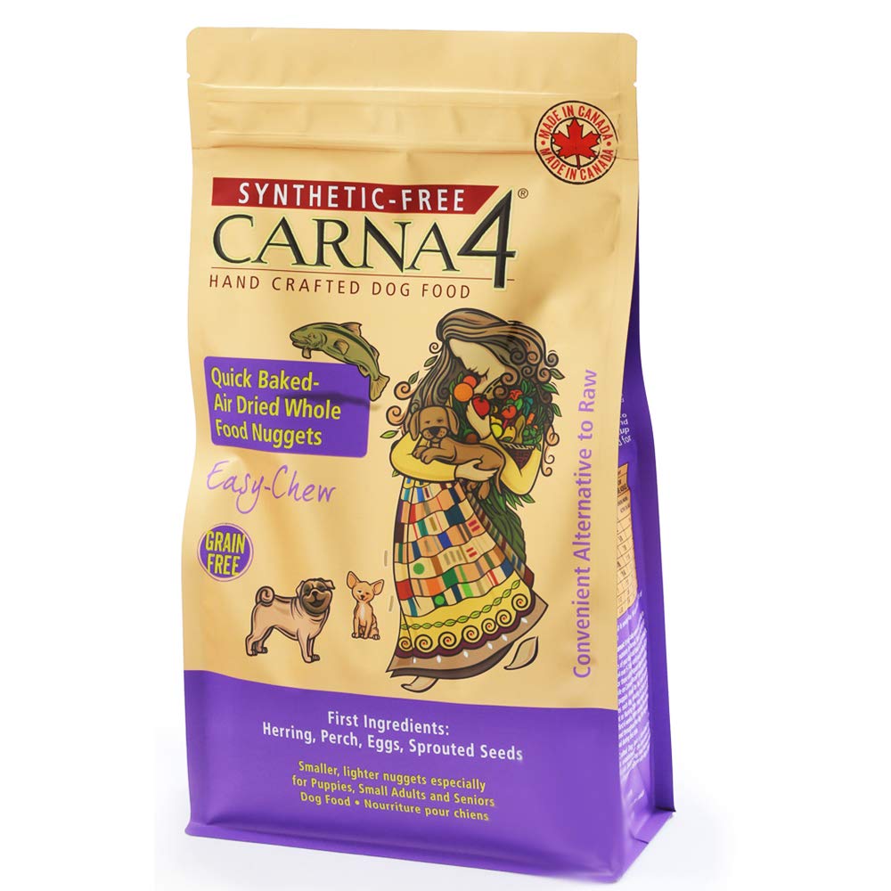 CARNA4 Easy-chew Fish Formula Sprouted Seeds Dog Food 2.2LB 2.2 Pound (Pack of 1)