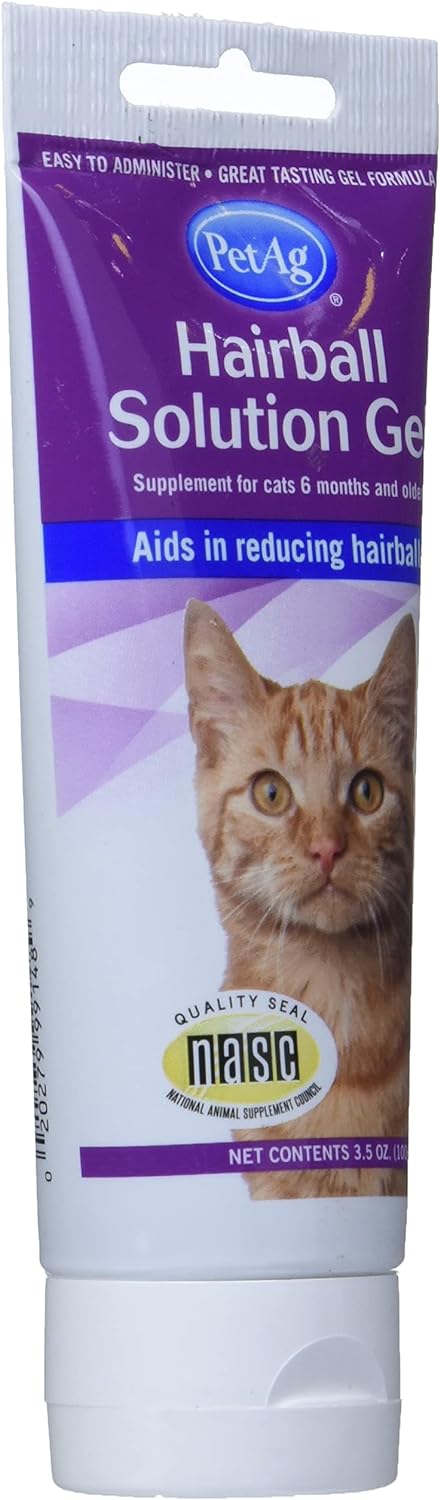 PetAg Hairball Solution Cat Gel 3.5 oz