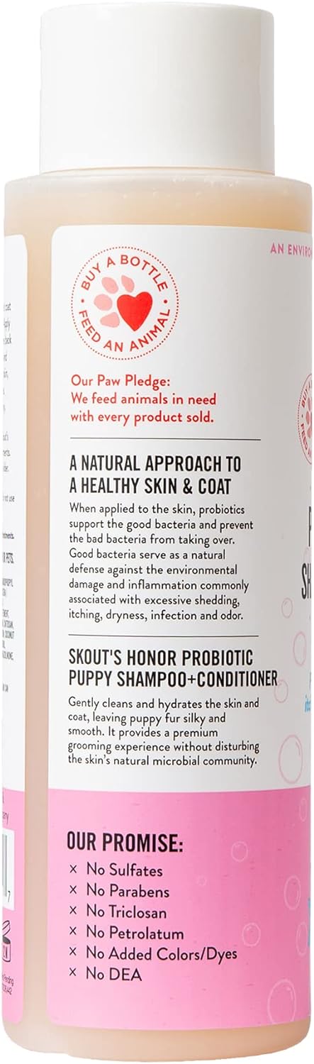 Skout's Honor Probiotic Pet Shampoo + Conditioner - 16 oz - Happy Puppy