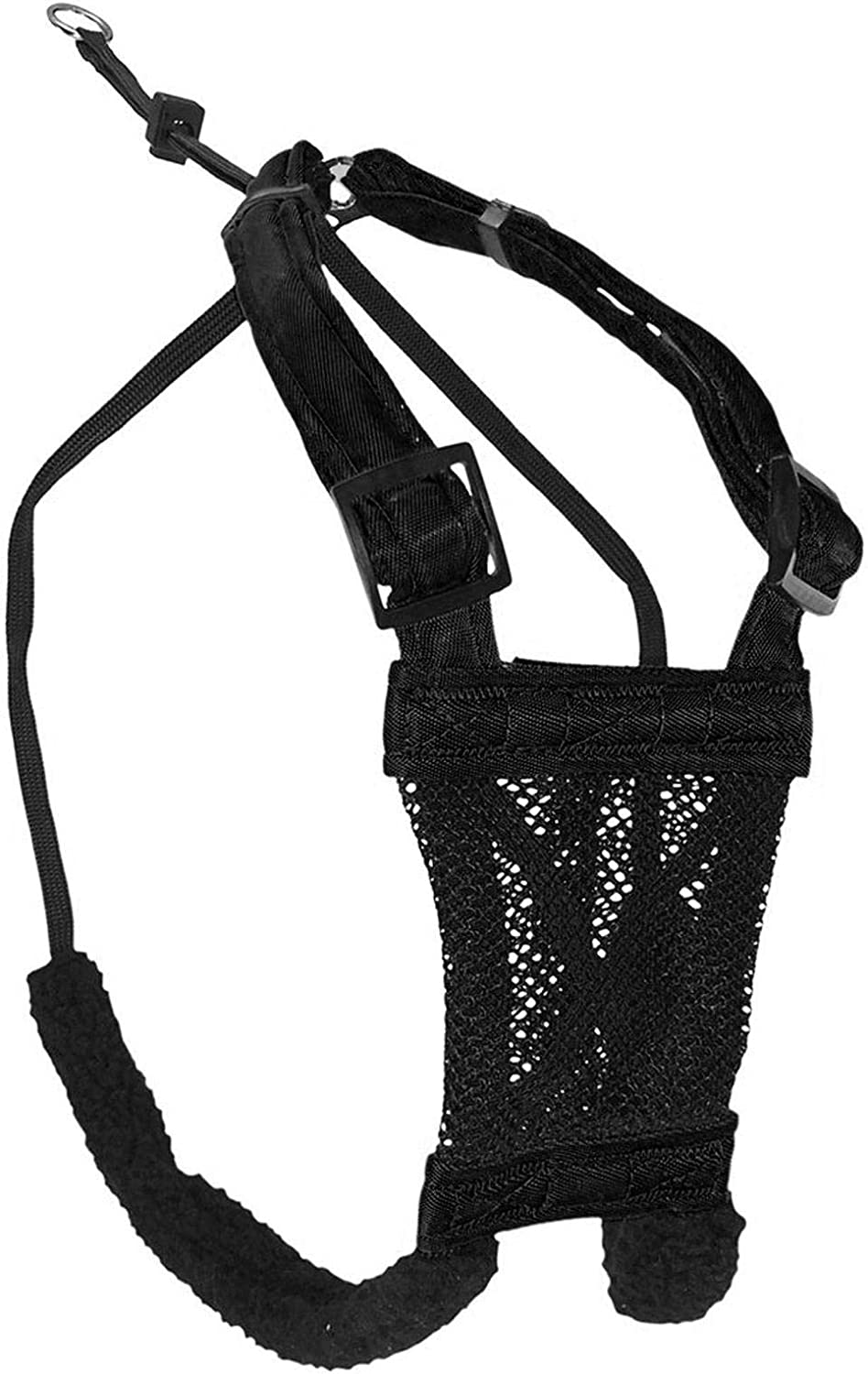 SPORN No Pull Dog Harness, Black, Small Small Black