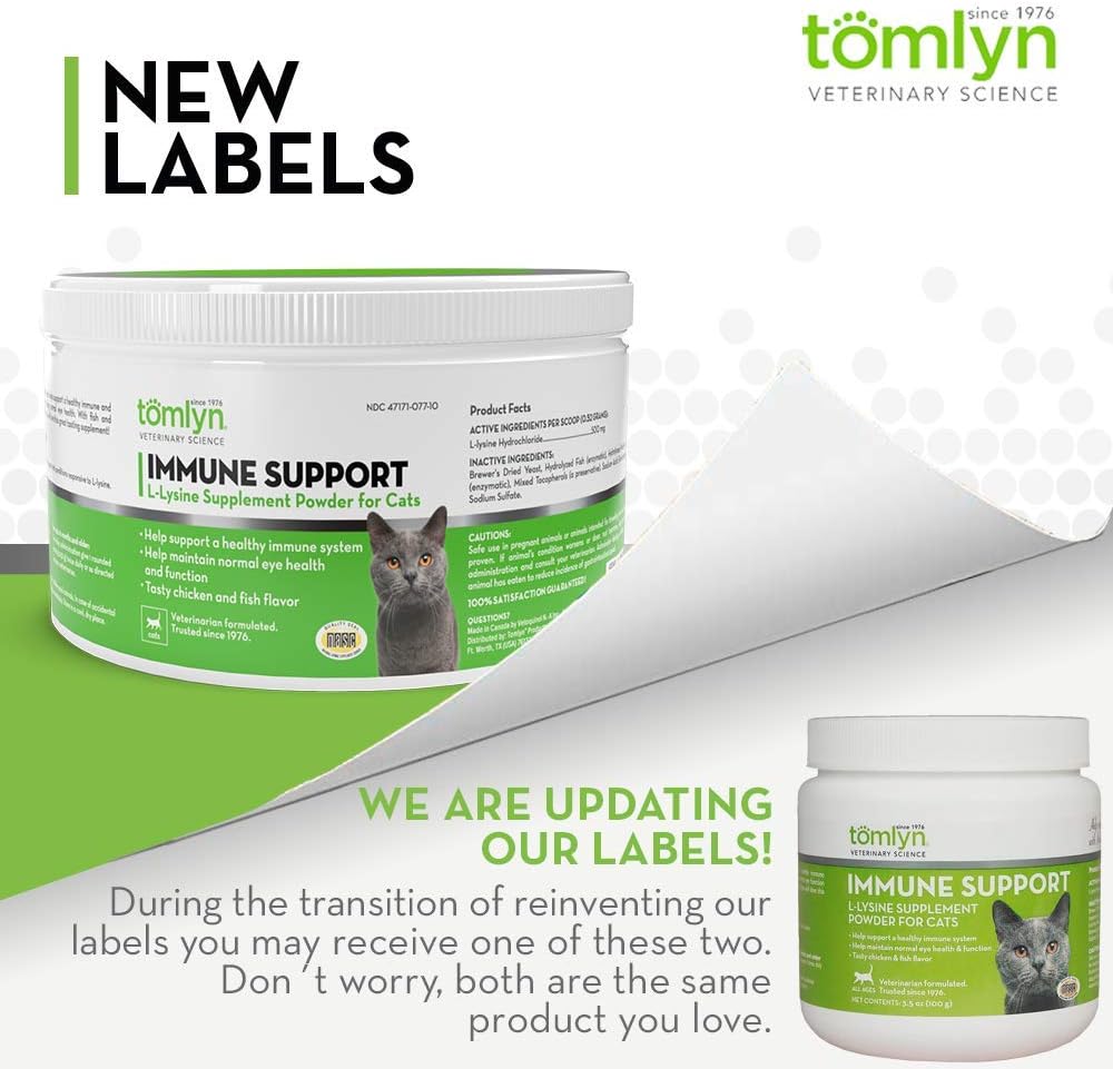 Tomlyn Immune Support Lysine Powder for Cats