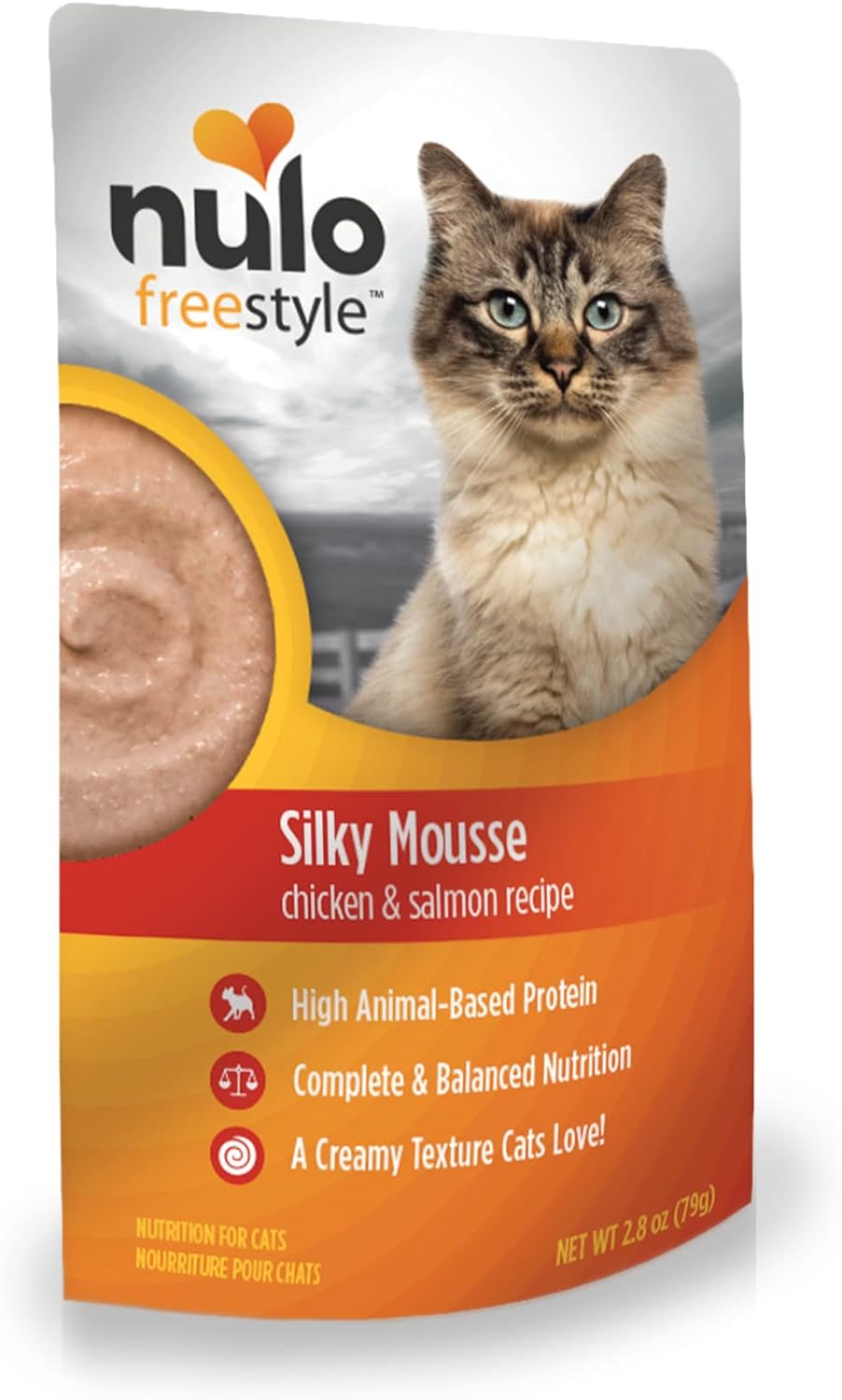 Nulo Freestyle Wet Cat Food 24 Pack Mousse, Smooth as Silk Texture with High Animal-Based Protein for Complete and Balanced Nutrition Your Kitten to Senior Cat Will Crave