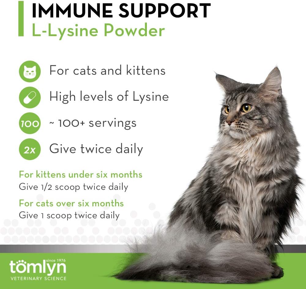 Tomlyn Immune Support Lysine Powder for Cats