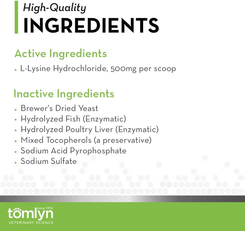 Tomlyn Immune Support Lysine Powder for Cats