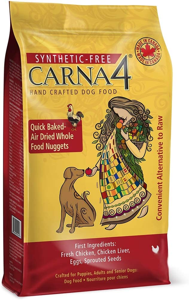 CARNA4 Hand Crafted Dog Food, 3-Pound, Chicken