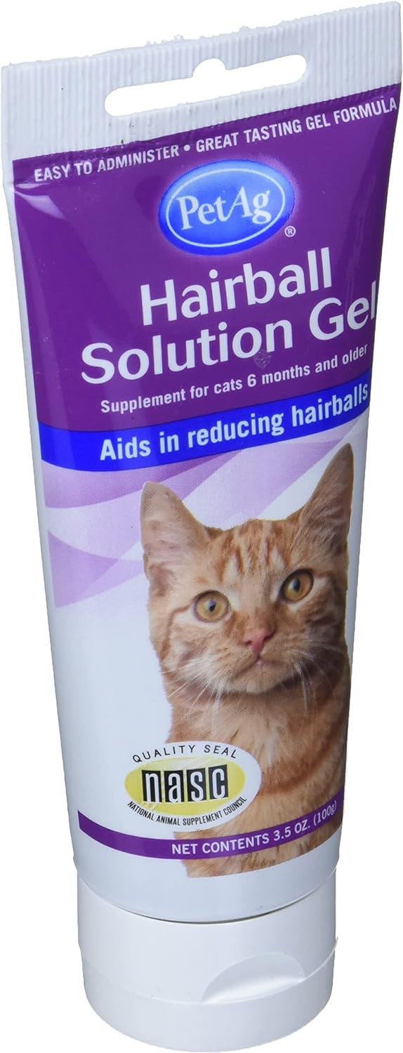 PetAg Hairball Solution Cat Gel 3.5 oz