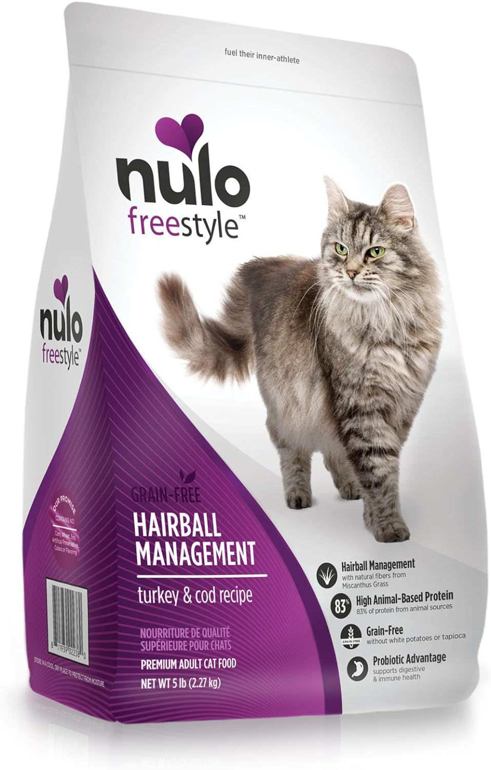 Nulo Freestyle Hairball Management Turkey & Cod 5 lb