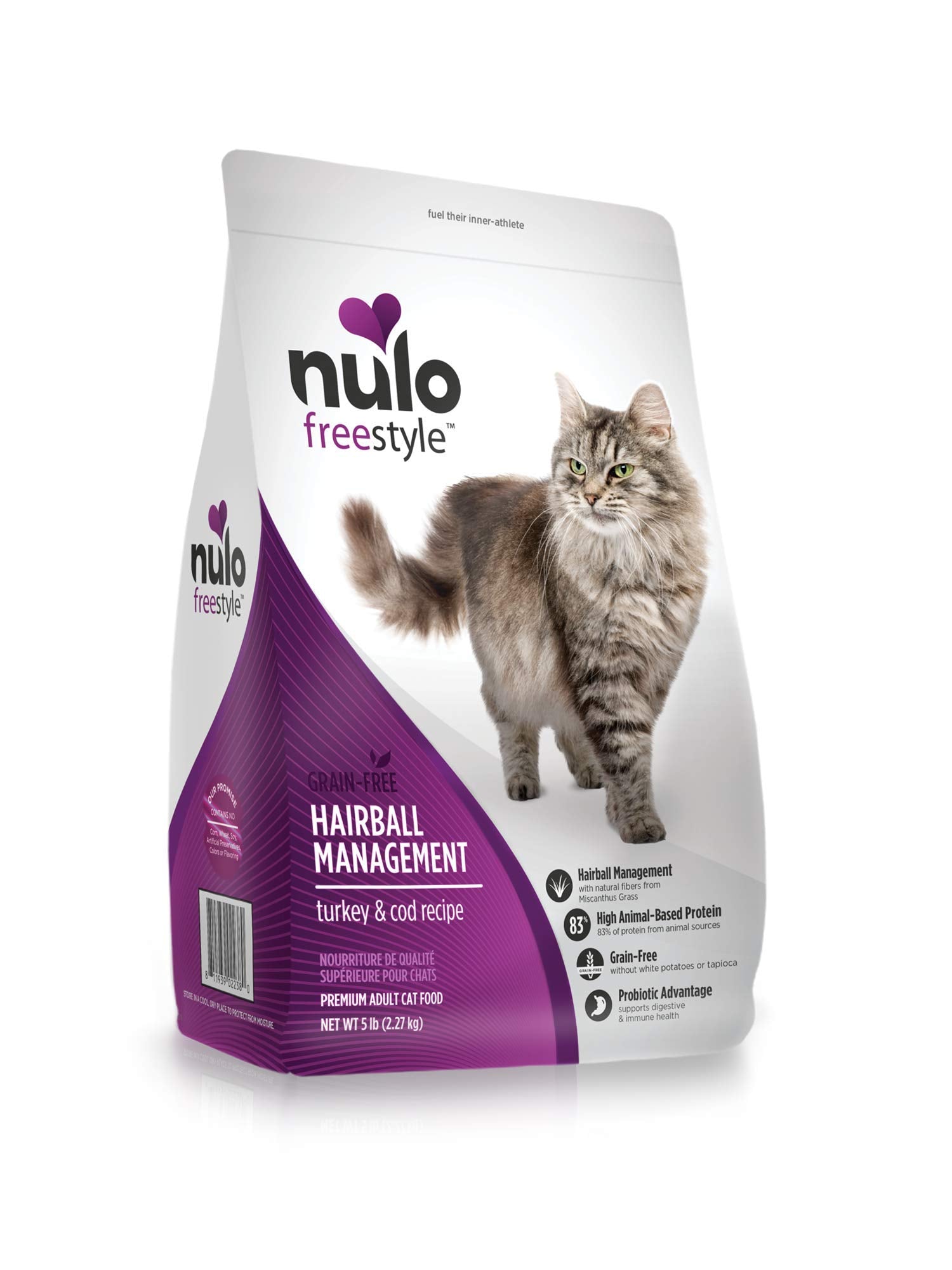 Nulo Freestyle Hairball Management Turkey & Cod 5 lb