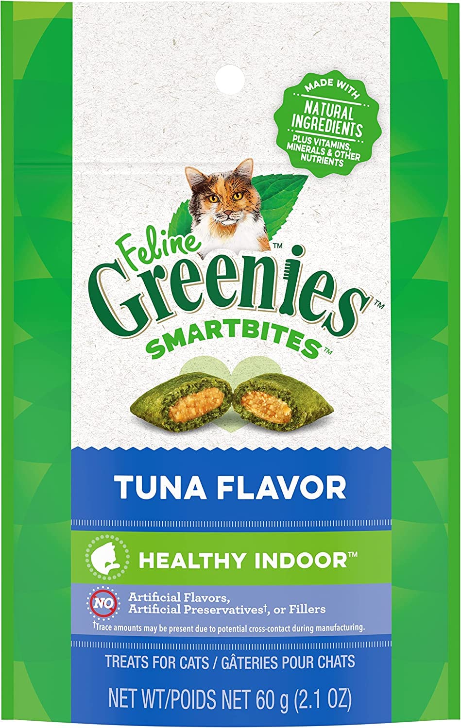 GREENIES Smartbites Hairball Control Tuna - 2.1 Oz