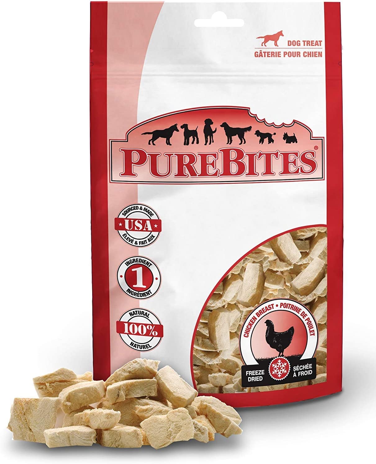 PureBites Chicken Breast Freeze Dried Dog Treats