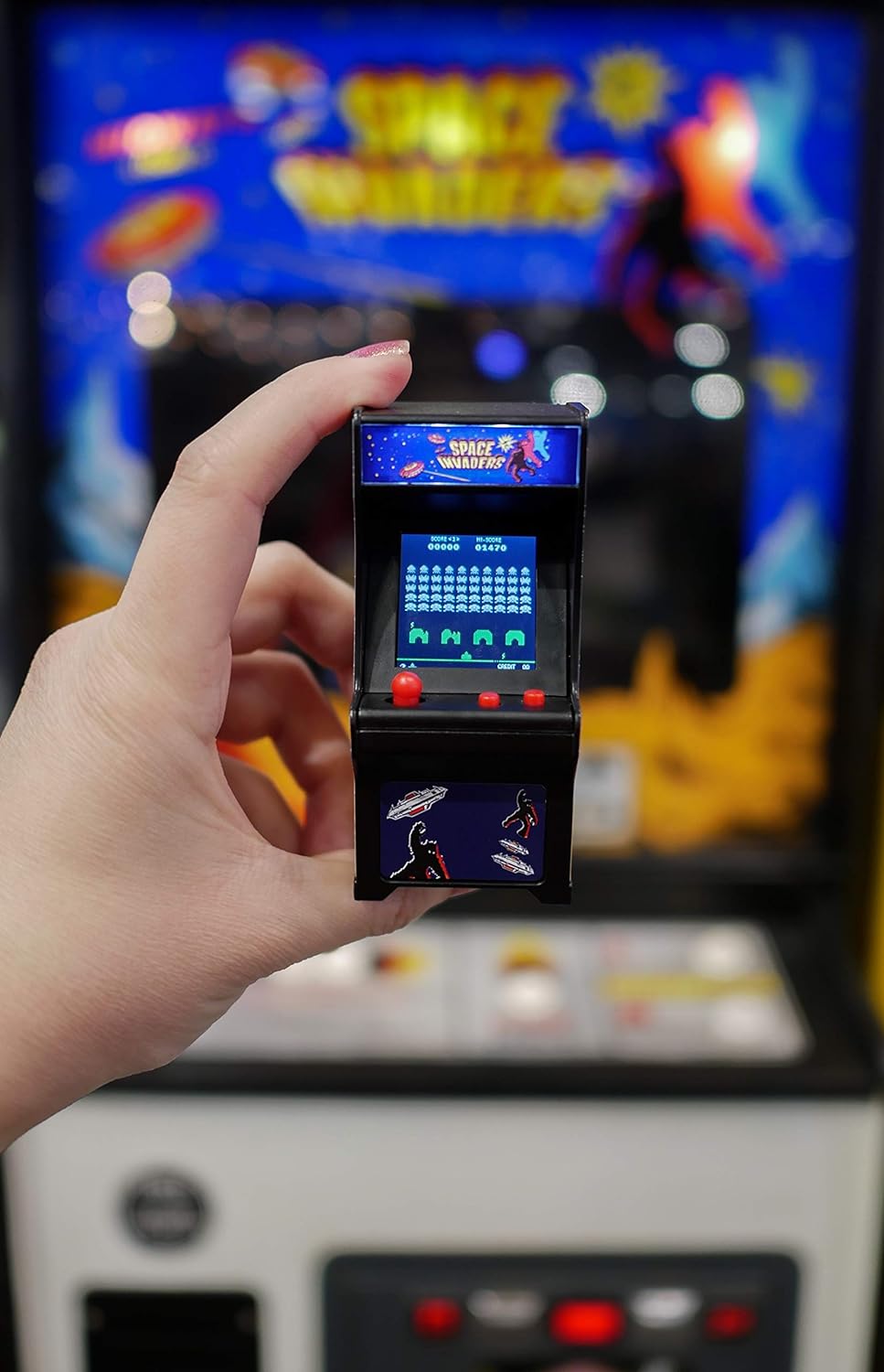 Tiny Arcade Space Invaders Miniature Arcade Game