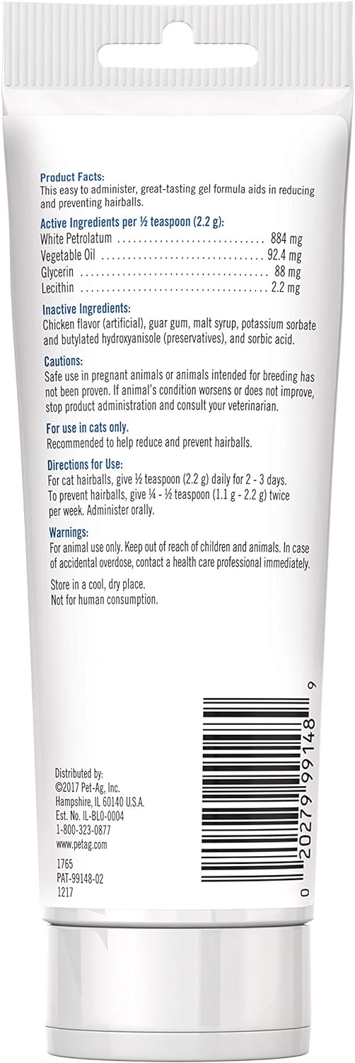 PetAg Hairball Solution Cat Gel 3.5 oz