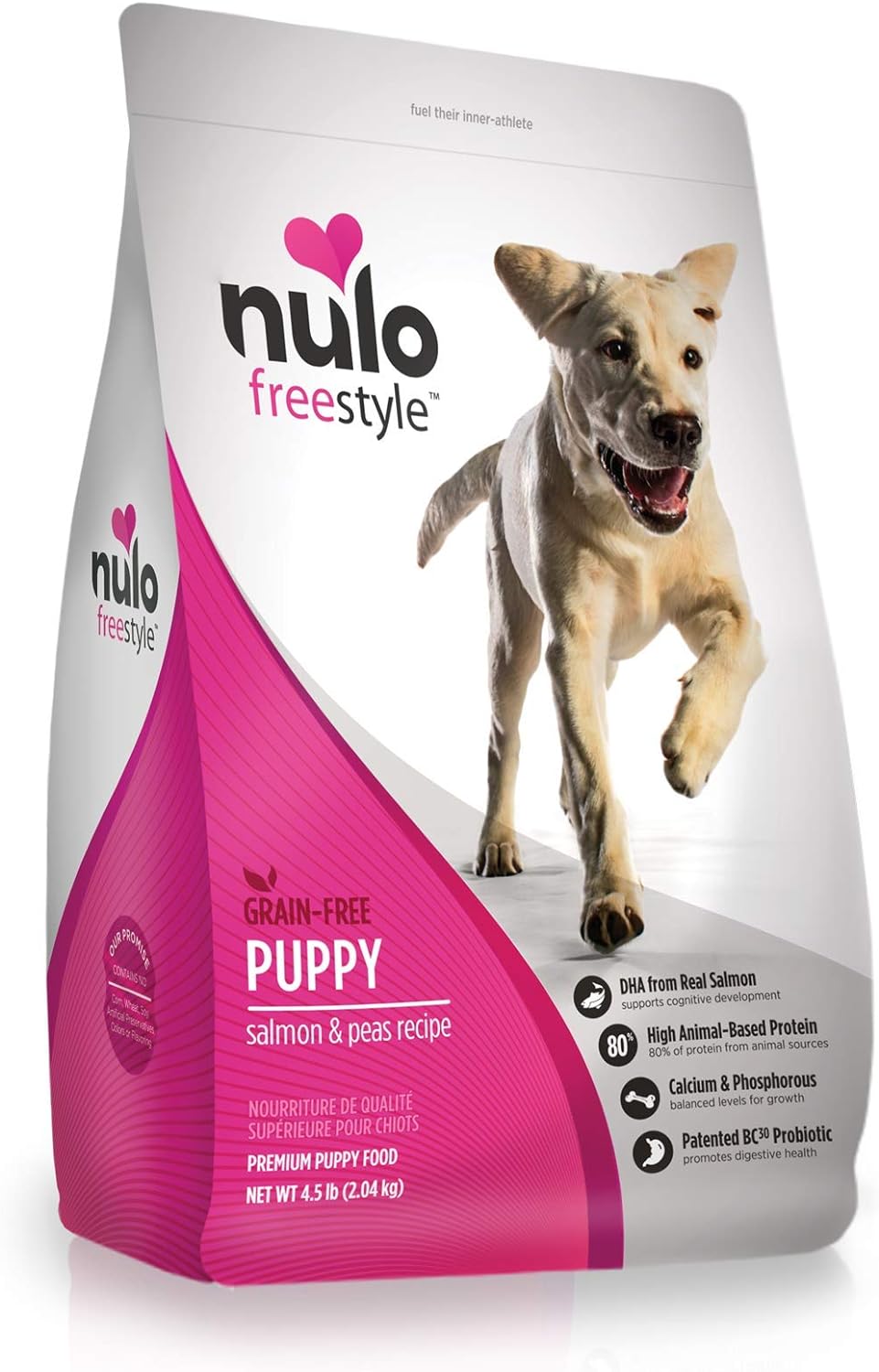 Nulo Puppy Food Grain Free Salmon And Peas Recipe 4.5Lb