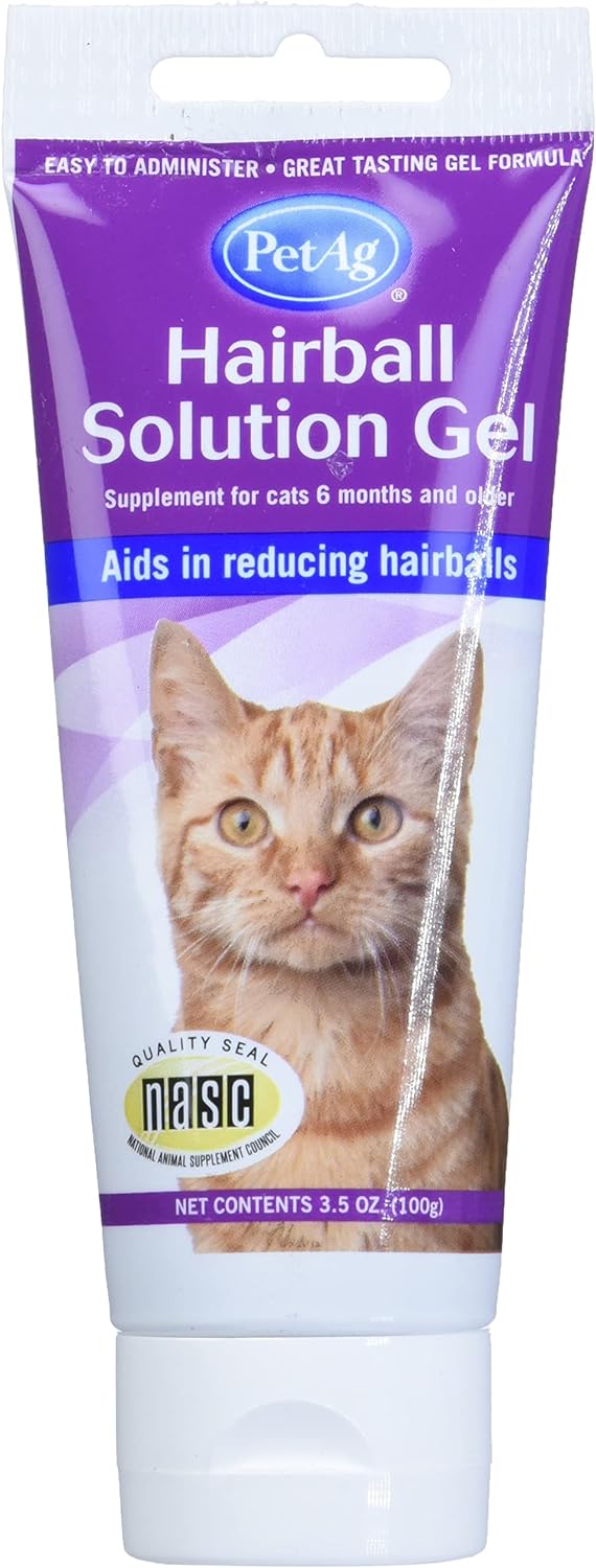 PetAg Hairball Solution Cat Gel 3.5 oz