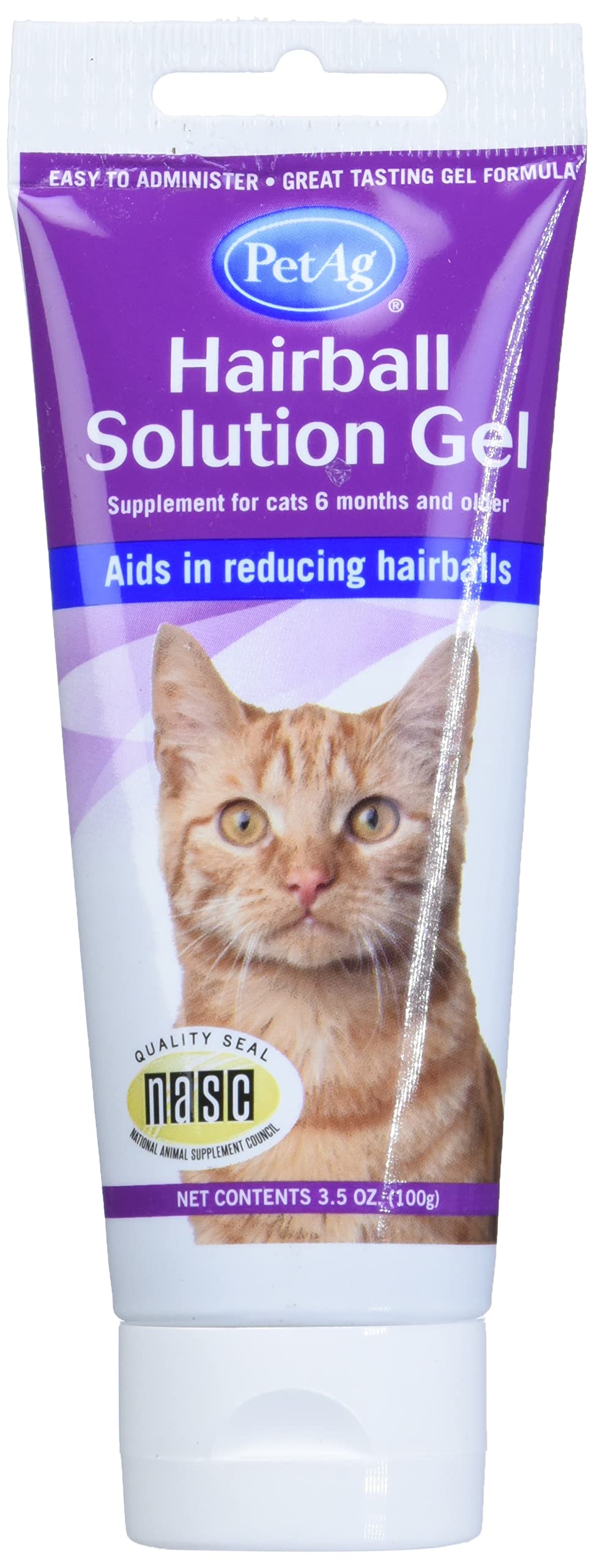 PetAg Hairball Solution Cat Gel 3.5 oz