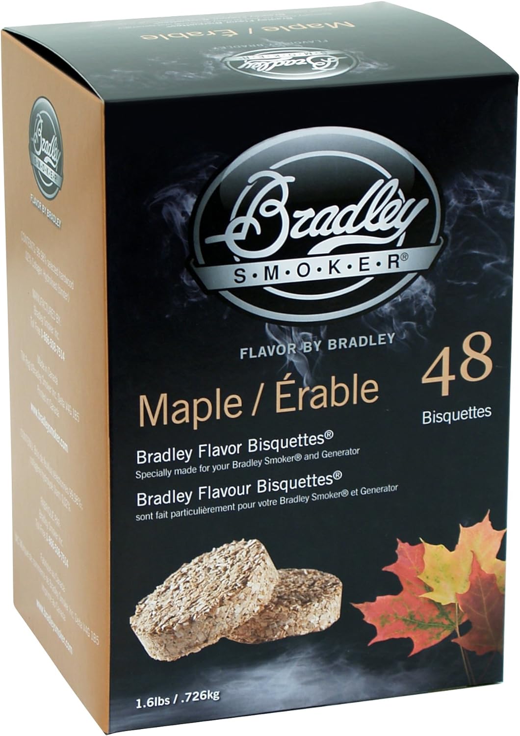 Bradley Smoker Bisquettes For Grilling and BBQ 48 Pack