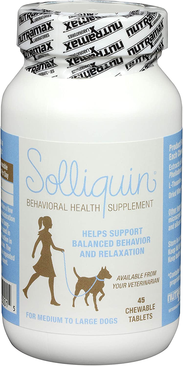 Solliquin Chewable Tablets for Medium to Large Dogs, 45 Tablets